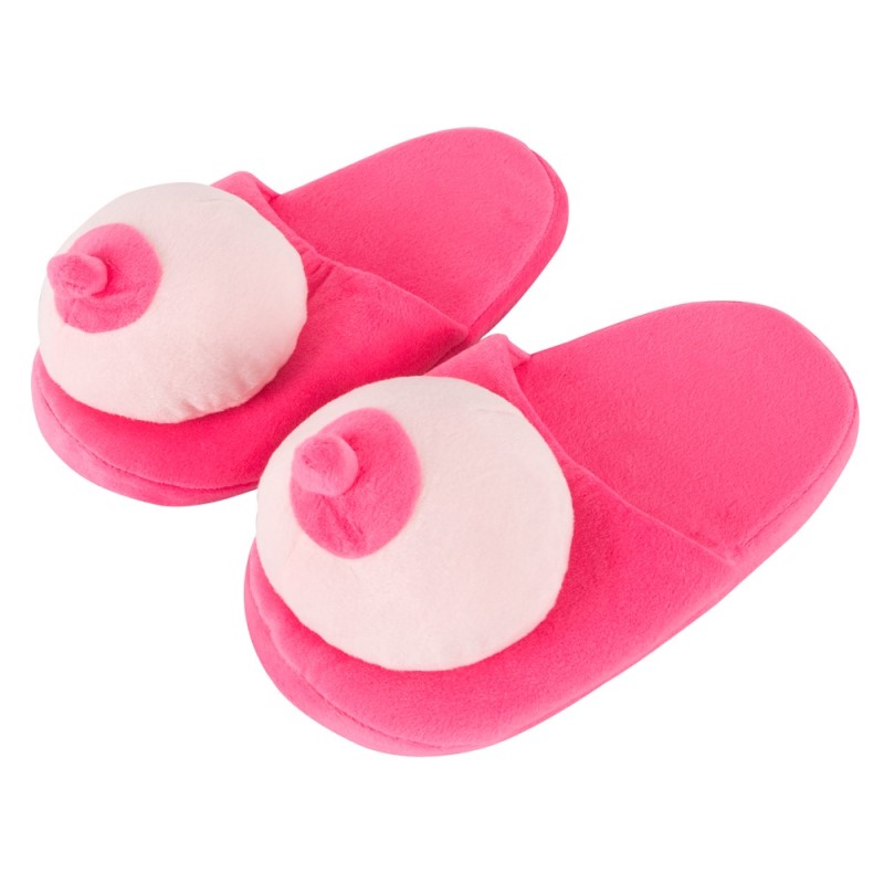 papuče na grudi-1 boob slippers pink