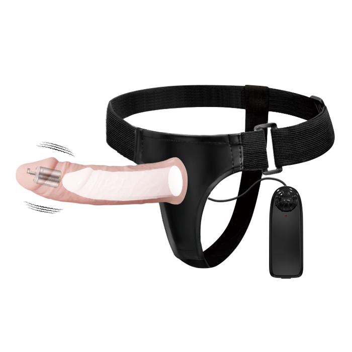 Hollow strap on vibrating slika utora