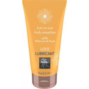 Jestivi lubrikant na bazi vode s okusom bijelog čaja i breskve
