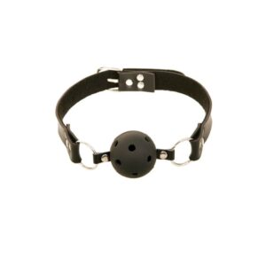 Fetiš kugla za usta s rupicama za disanje