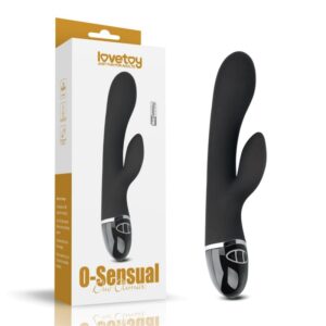 O-Sensual Duo Climax - punjivi silikonski Rabbit Vibrator - Slika 8