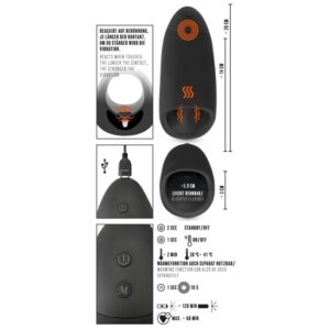 Muški masturbator koji vibrira, grije i trese, pulsira