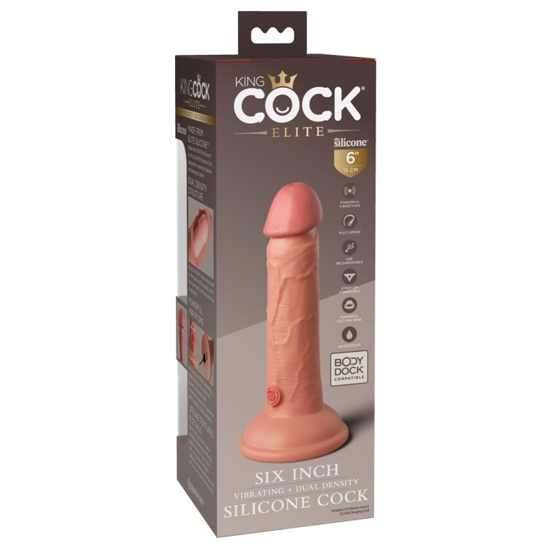 King Cck Elite vibrator 15 cm