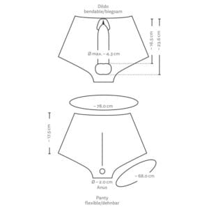 "Ultra Realistic Penis Pants" hlače s integriranim penisom, You2toys - Slika 6