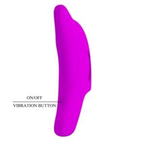 Punjivi vibrator za prst „Delphini finger“, 10 vibracija, usb, silikon, Pretty Love - Slika 3