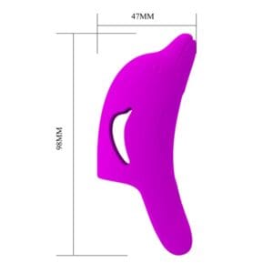 Punjivi vibrator za prst „Delphini finger“, 10 vibracija, usb, silikon, Pretty Love - Slika 5