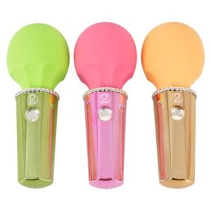 Zeleni, rozi i narančasti mini wand masažer