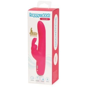 Happy Rabbit Slimline Curve vibrator Pink - Slika 5