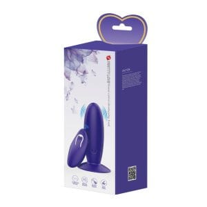 Rechargeable Remote Control Vibrating Anal Plug - Youth, silikon, 10.8 cm, Pretty Love - Slika 6