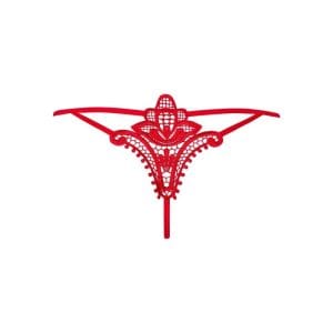 Crvene tange s cvjetnim vezom "Luiza", Obsessive - Slika 3