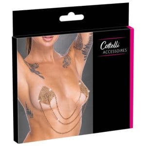 Nipple Stickers Square Gold