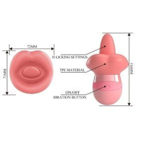 Kylee The Flaming Lips – Pretty Love Vibrator 11,6 cm, USB, Pink TPE - Slika 3