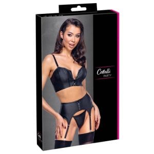 3-dijelni Mat look Sexy Straps Set, Cottelli Party - Slika 5